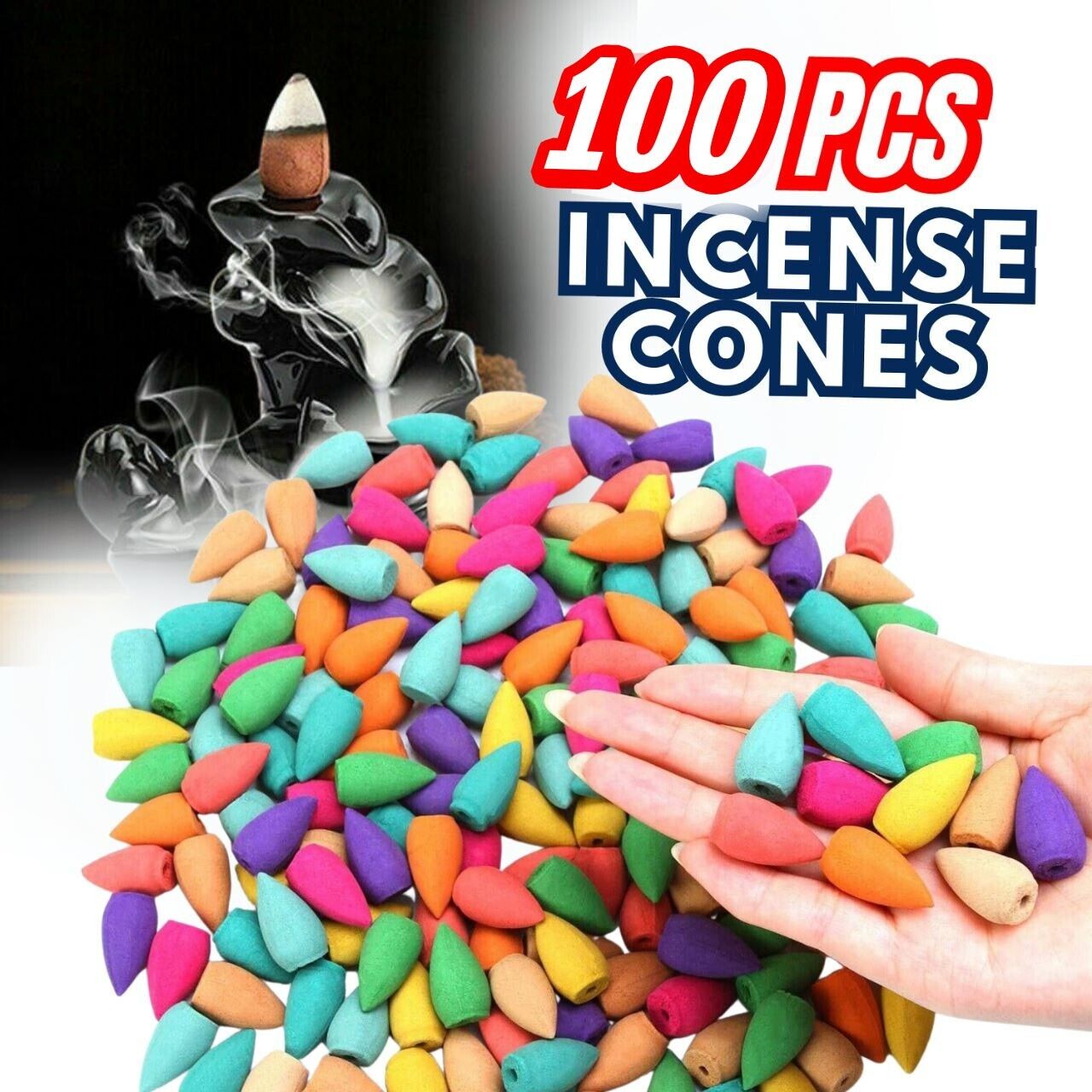 100Pcs Smoke Cones